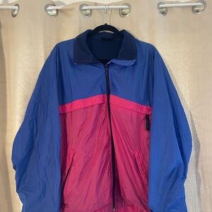 Vintage Patagonia Blue and Pink Windbreaker Jacket